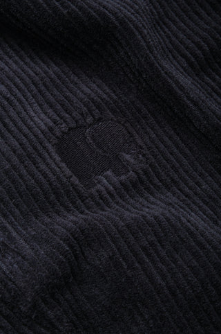 Détail en gros plan de la texture du Navy Corduroy Ecodye Climber Pant | TP_IMAGE_TYPE=DETAIL