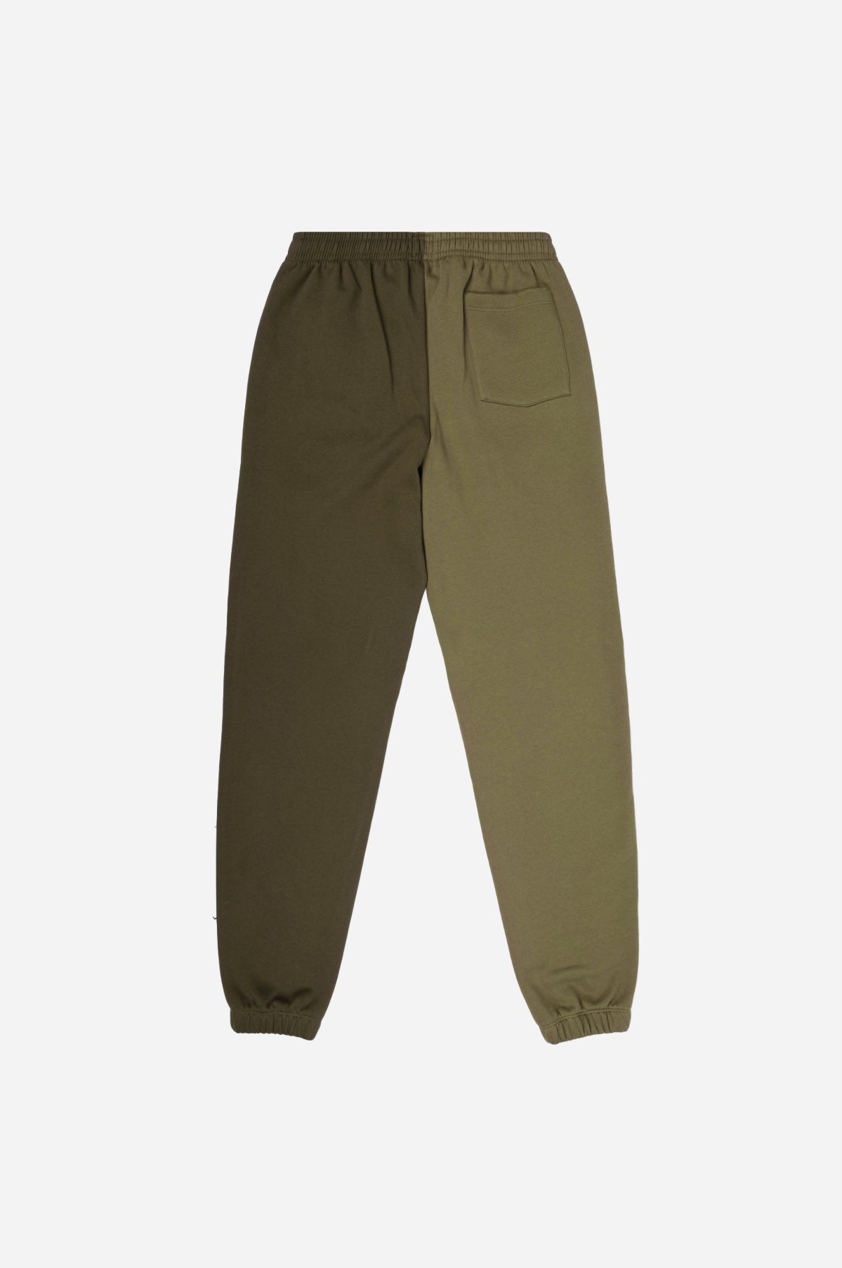 Pantalón Chandal Orgánico Color Block Dark Olive/Gothic Olive