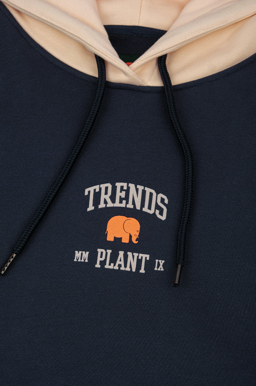 Women's Alpha College Oversized Hoodie Deep Navy – Trendsplant