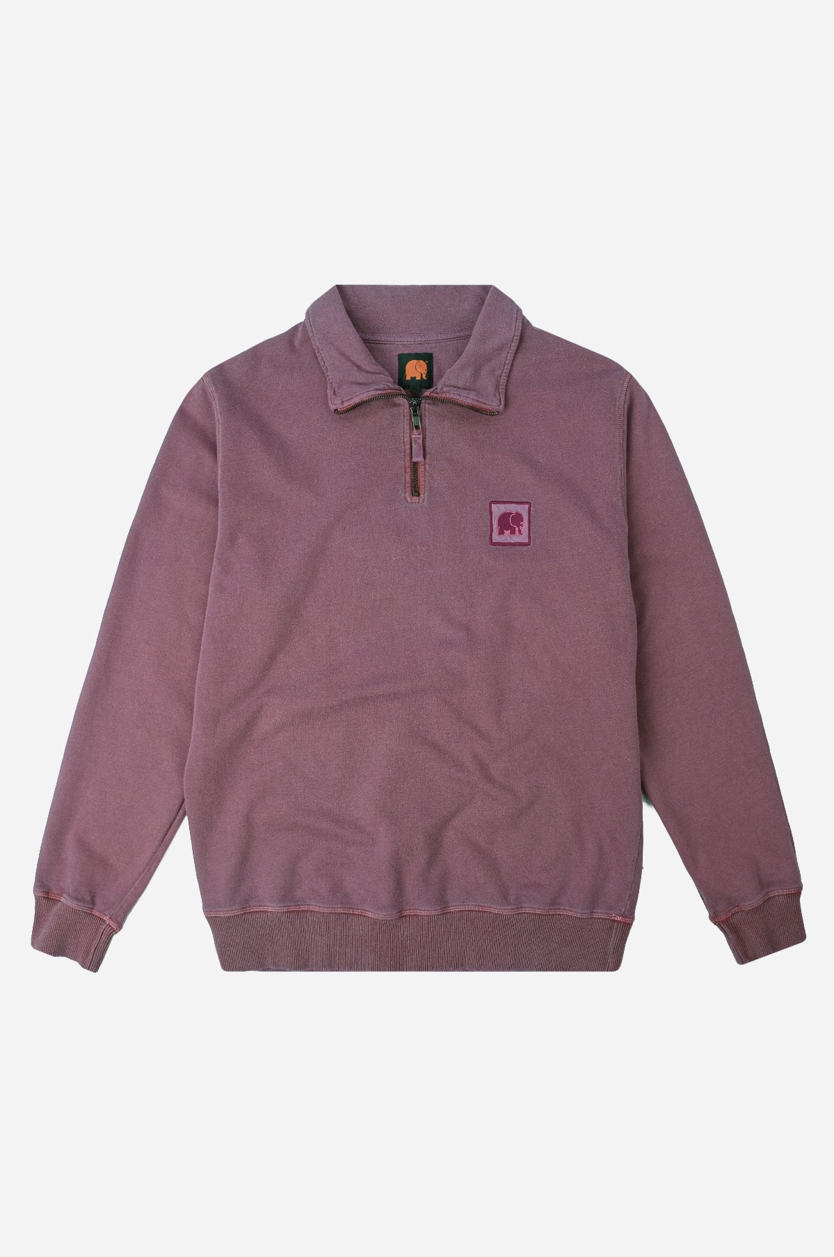 Sudadera Cremallera Pigment Sauce Twilight Red