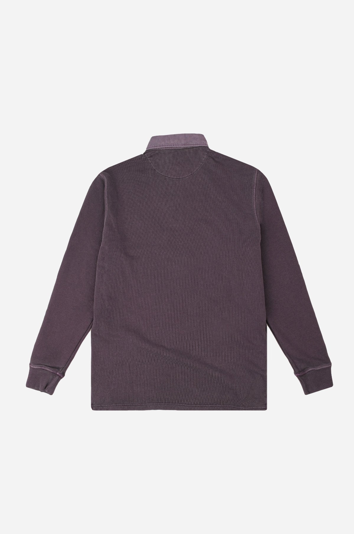 Eventide Heavy Pigment Dyed Polo Sweater Sunset Purple