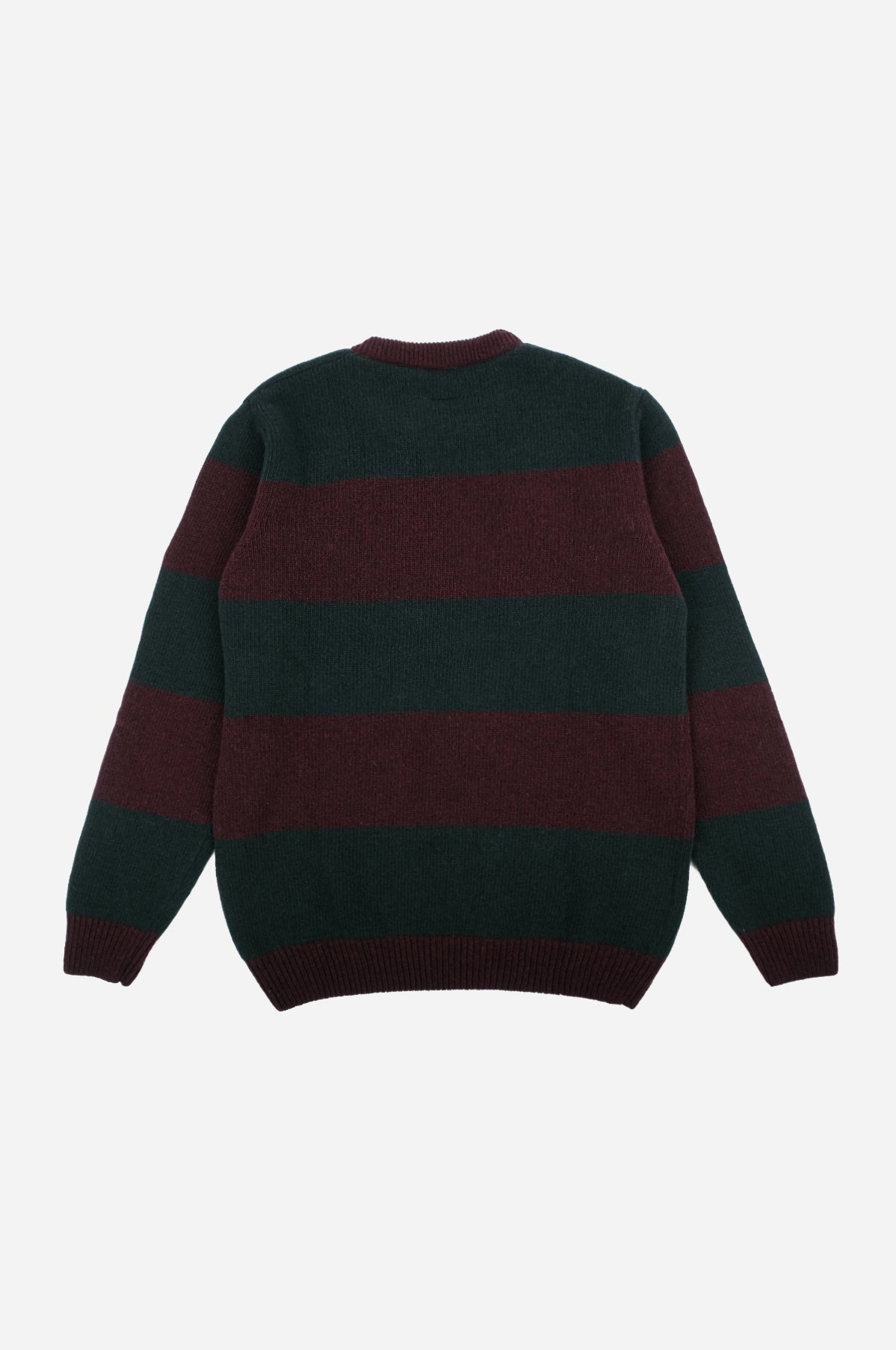 Sella Knit Pine Green/Wine Red