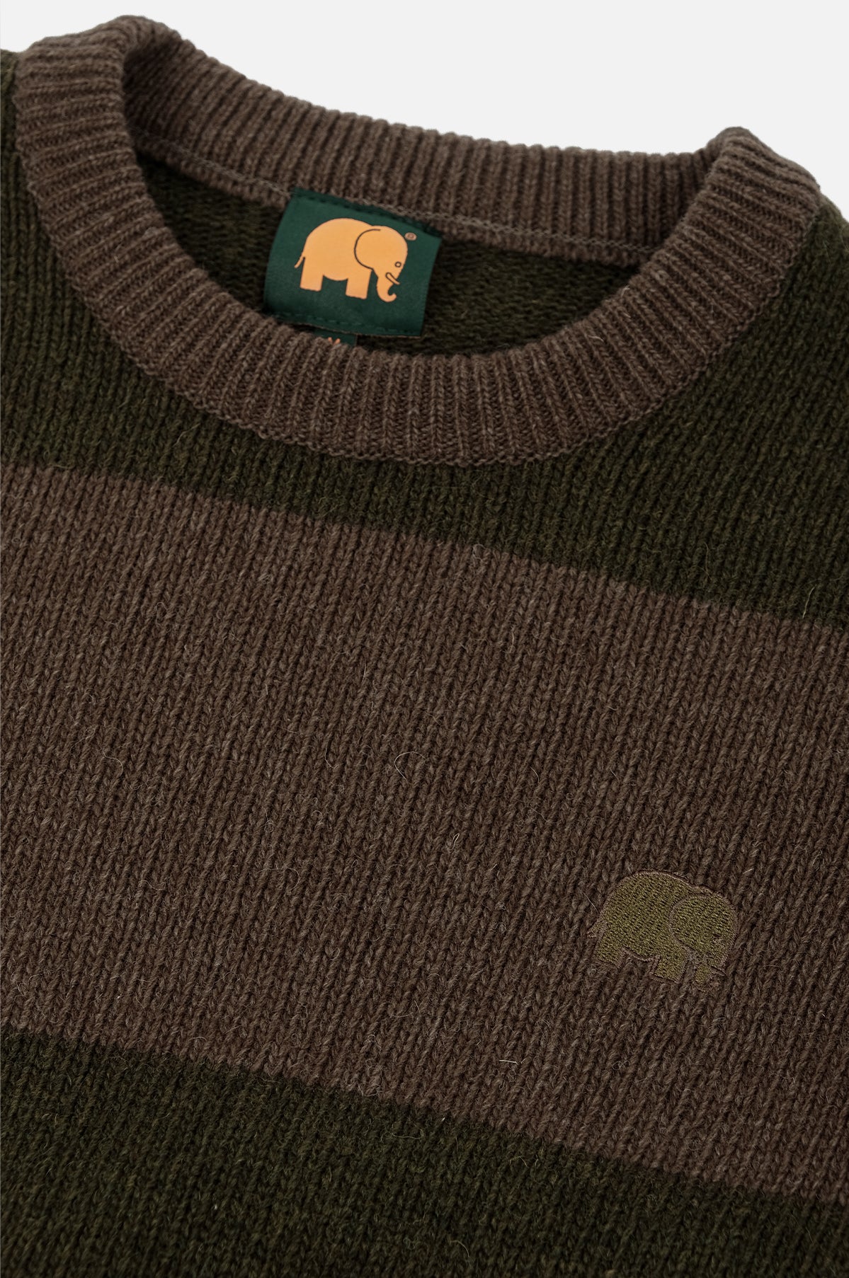 Sella Knit Cocoa Brown/Ivy Green