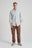 Persona che indossa una Postiguet Pigment Dyed Twill Shirt in Air Blue, vista frontale | TP_IMAGE_TYPE=MODEL_FRONT