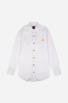 Postiguet Pigment Dyed Twill Shirt Bright White
