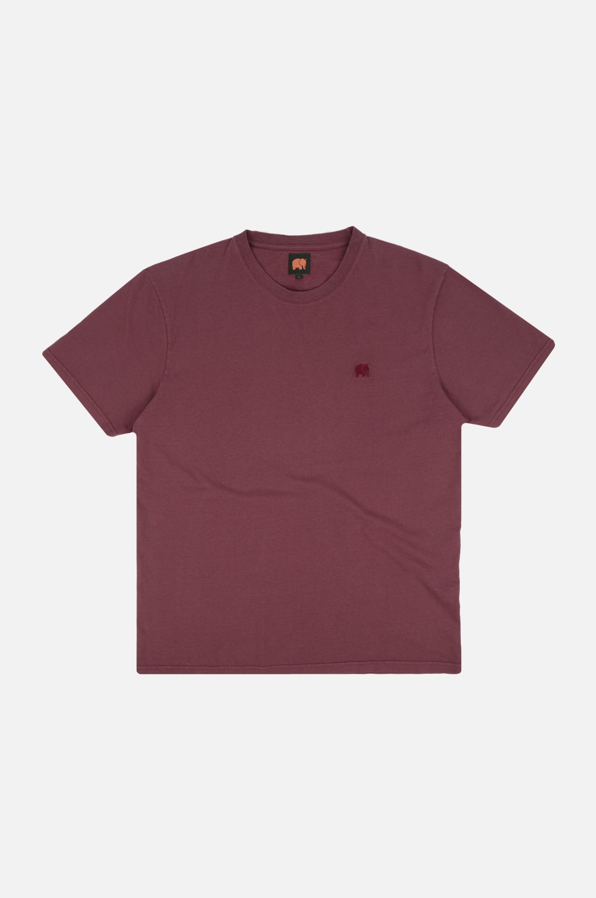 Almadraba Pigment Dyed T-Shirt Twilight Red