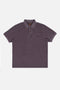 Alcalali Pigment Dyed Polo Shirt Sunset Purple