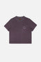 Women's Garceta Pigment Dyed T-Shirt Sunset Purple