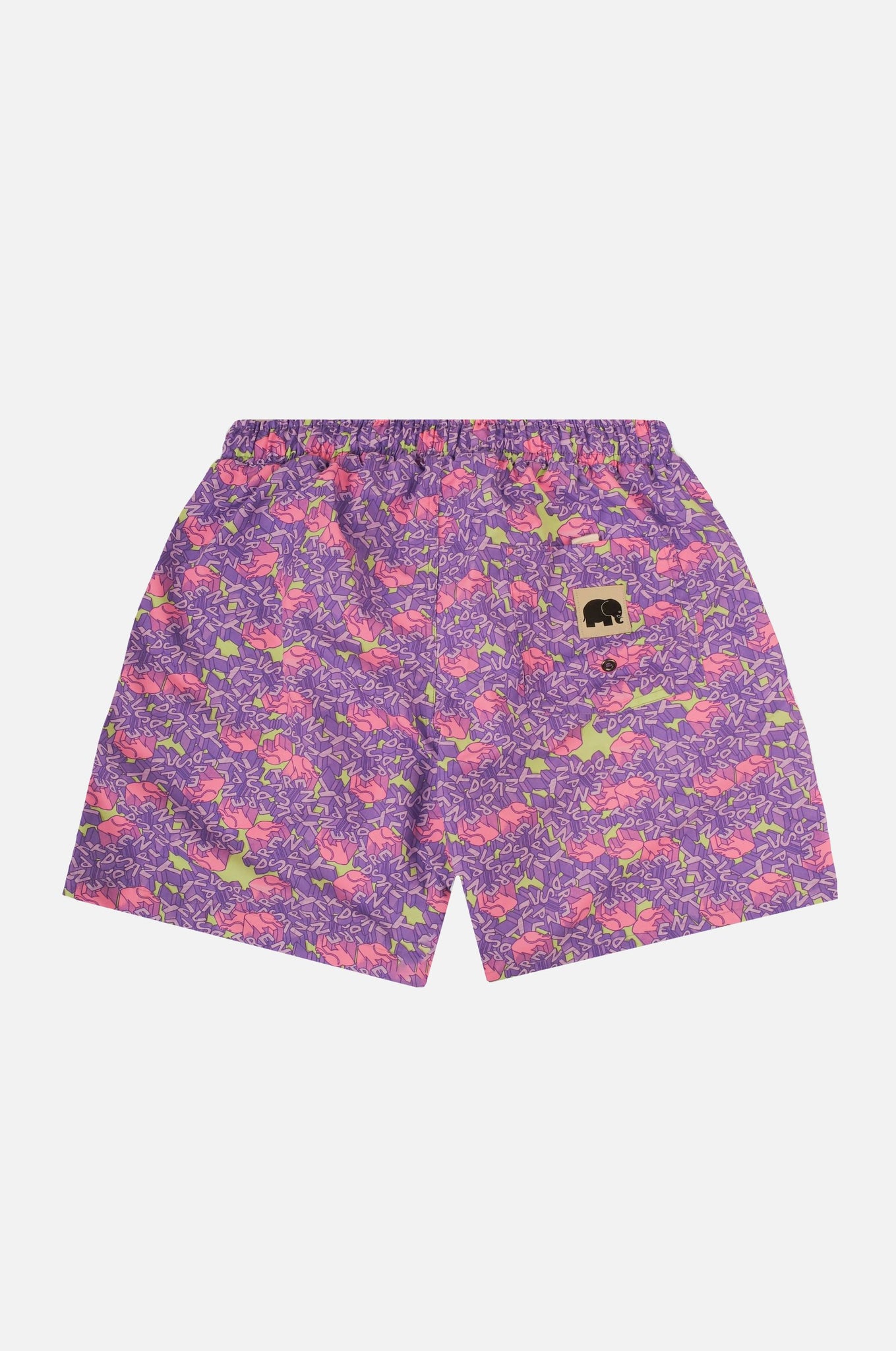 Trippyplant Seaqual®Yarn Swim Short Sour Grape