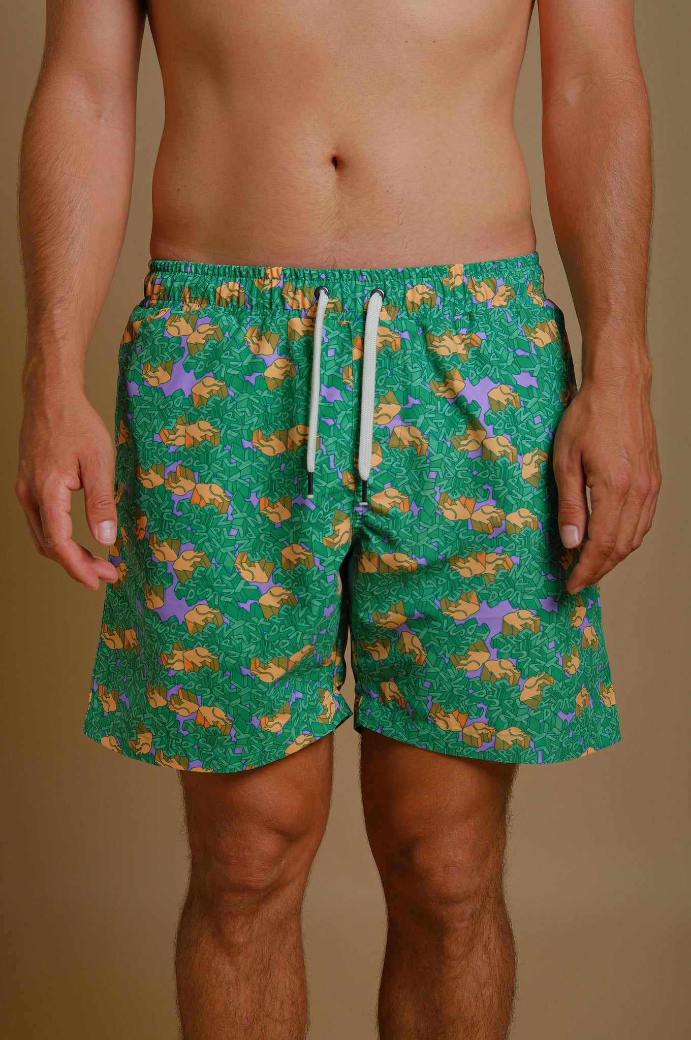 Trippyplant Seaqual®Yarn Swim Short Mystic Mint