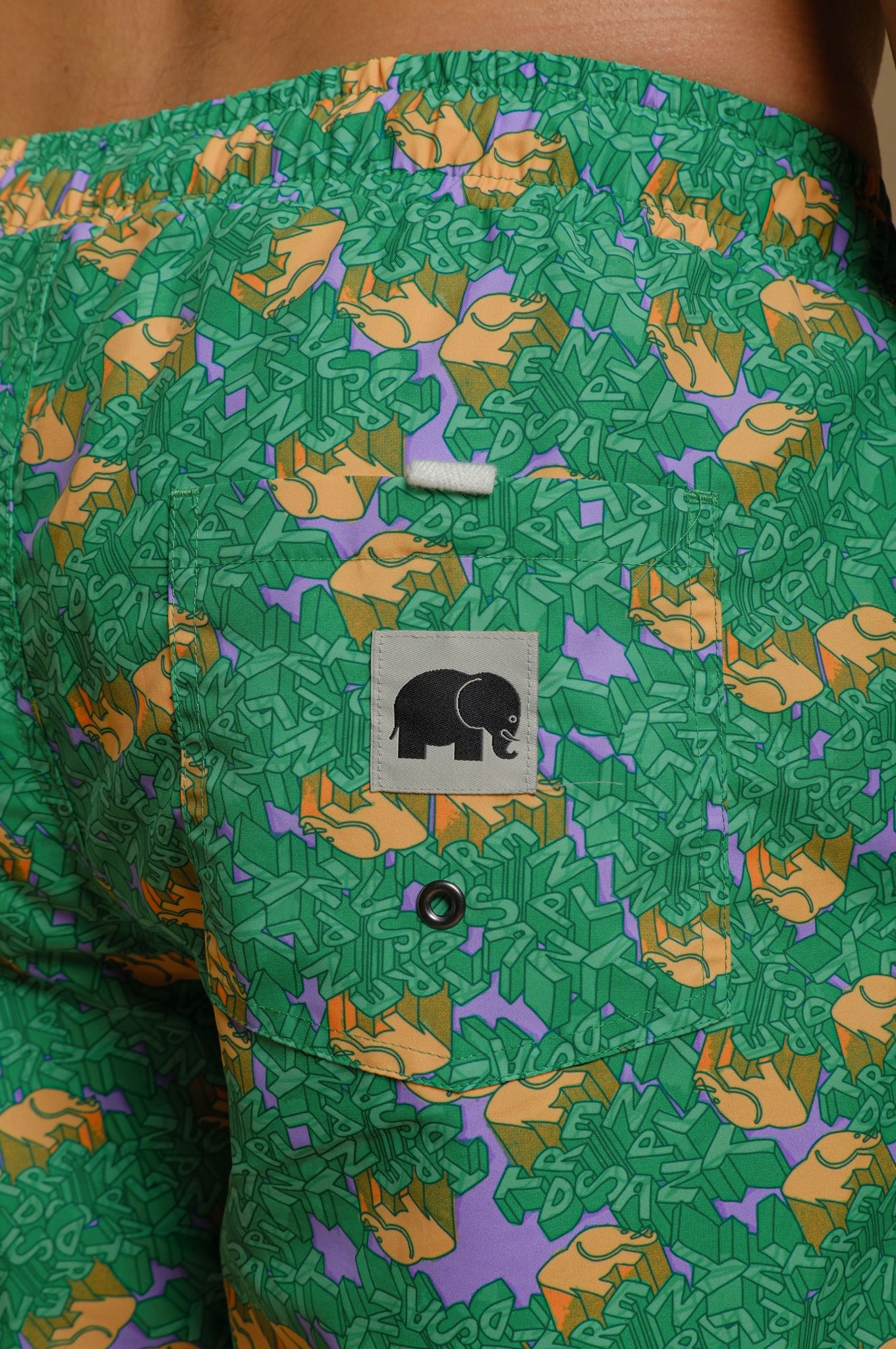 Trippyplant Seaqual®Yarn Swim Short Mystic Mint