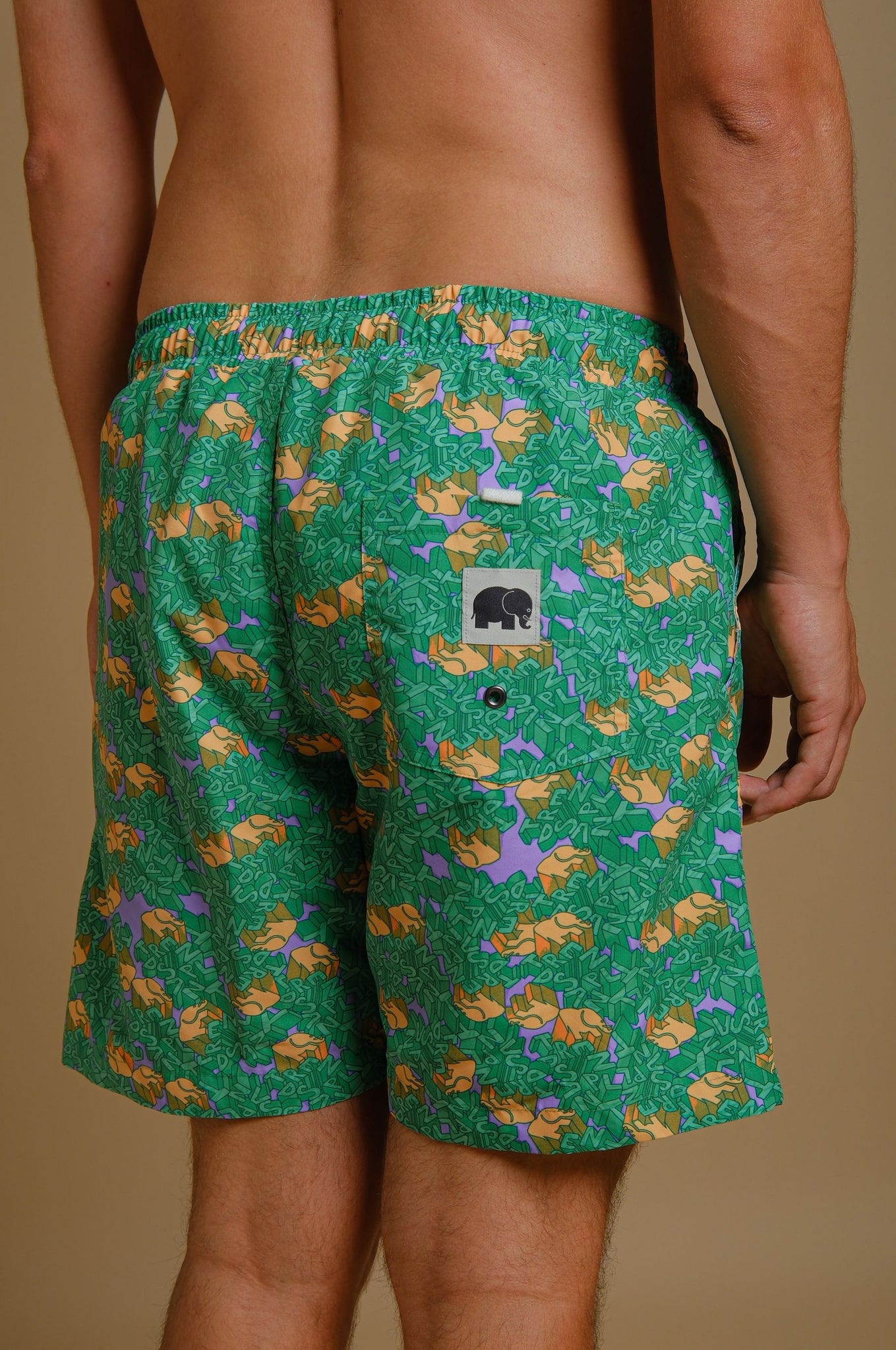 Trippyplant Seaqual®Yarn Swim Short Mystic Mint