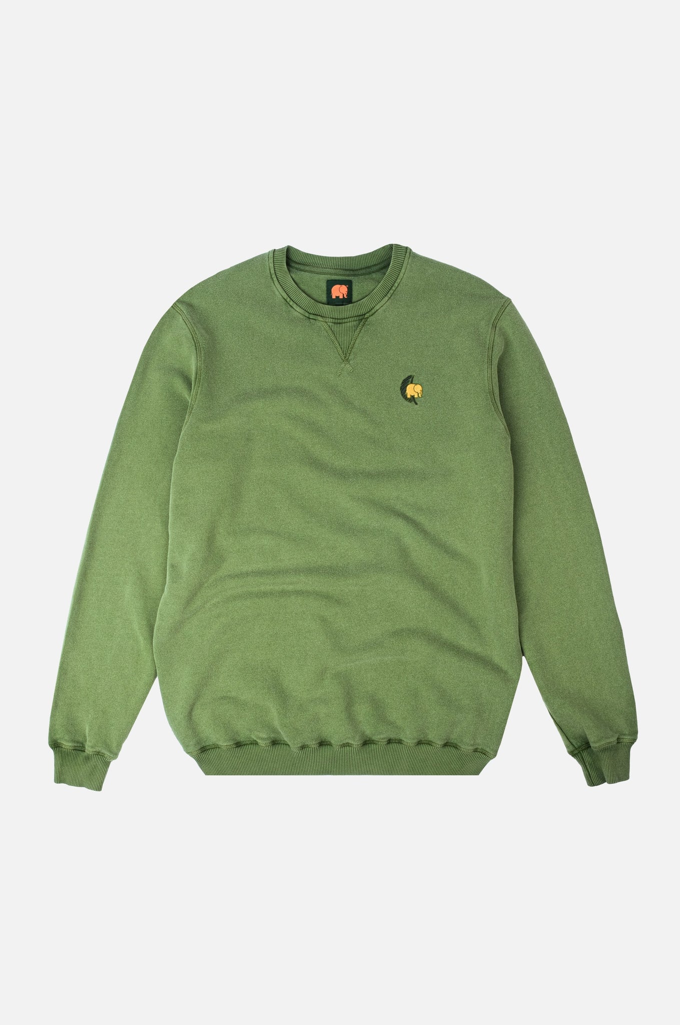 Palmeral Pigment Midweight Sweater Pinnas Green