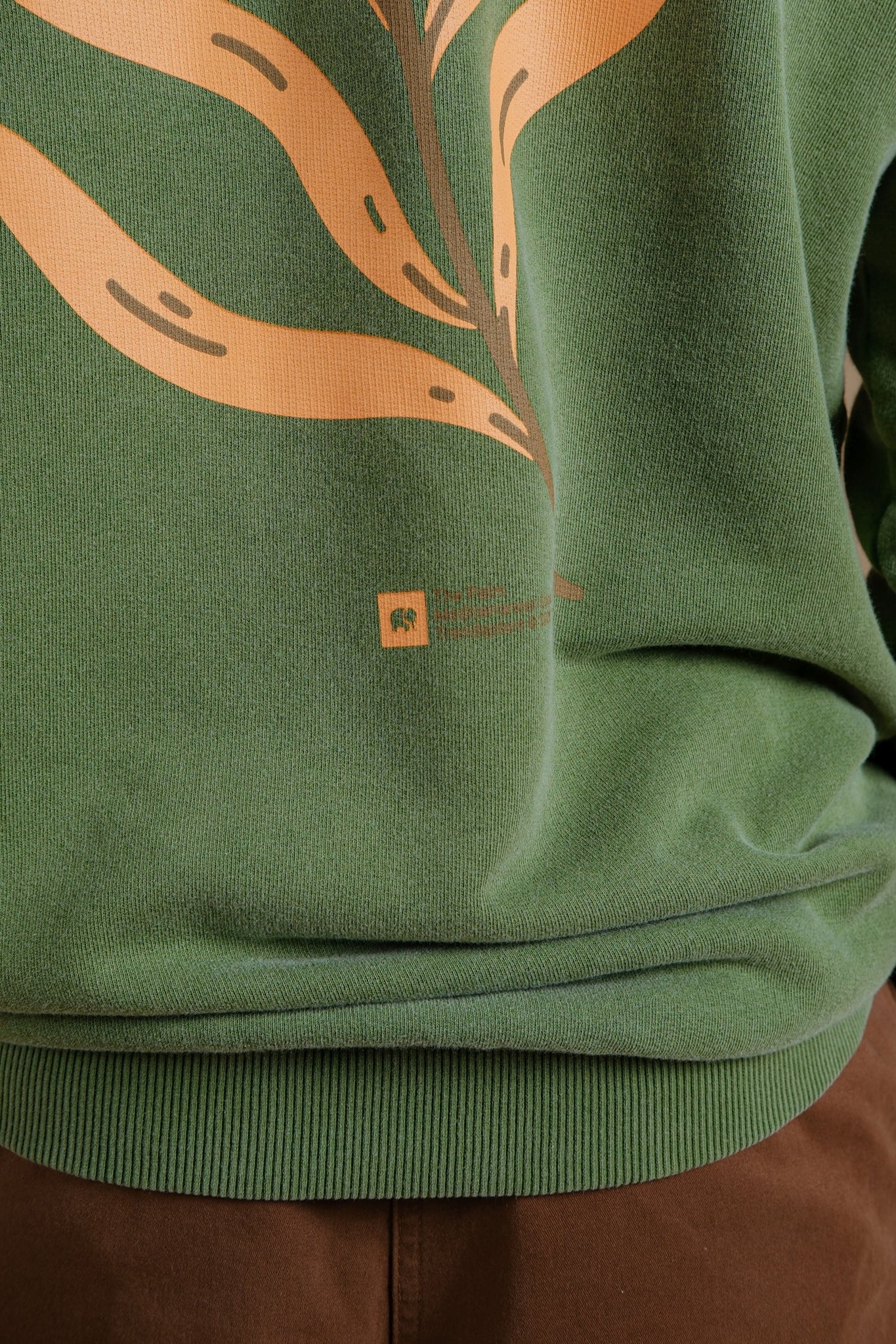 Palmeral Pigment Midweight Sweater Pinnas Green