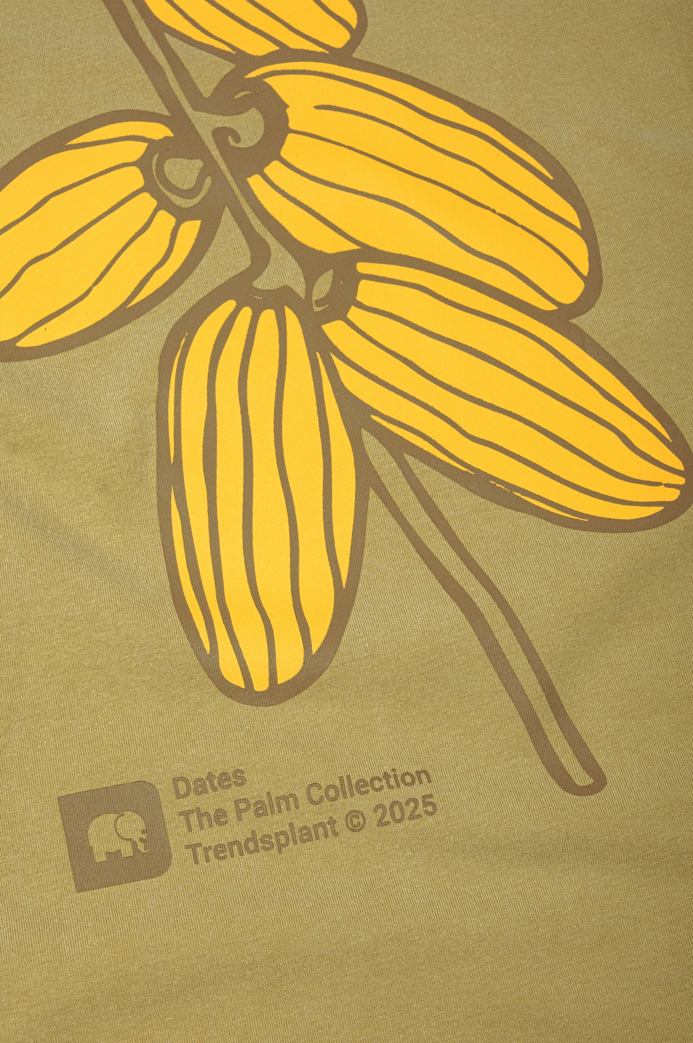 Datil Pigment T-Shirt Golden Palm