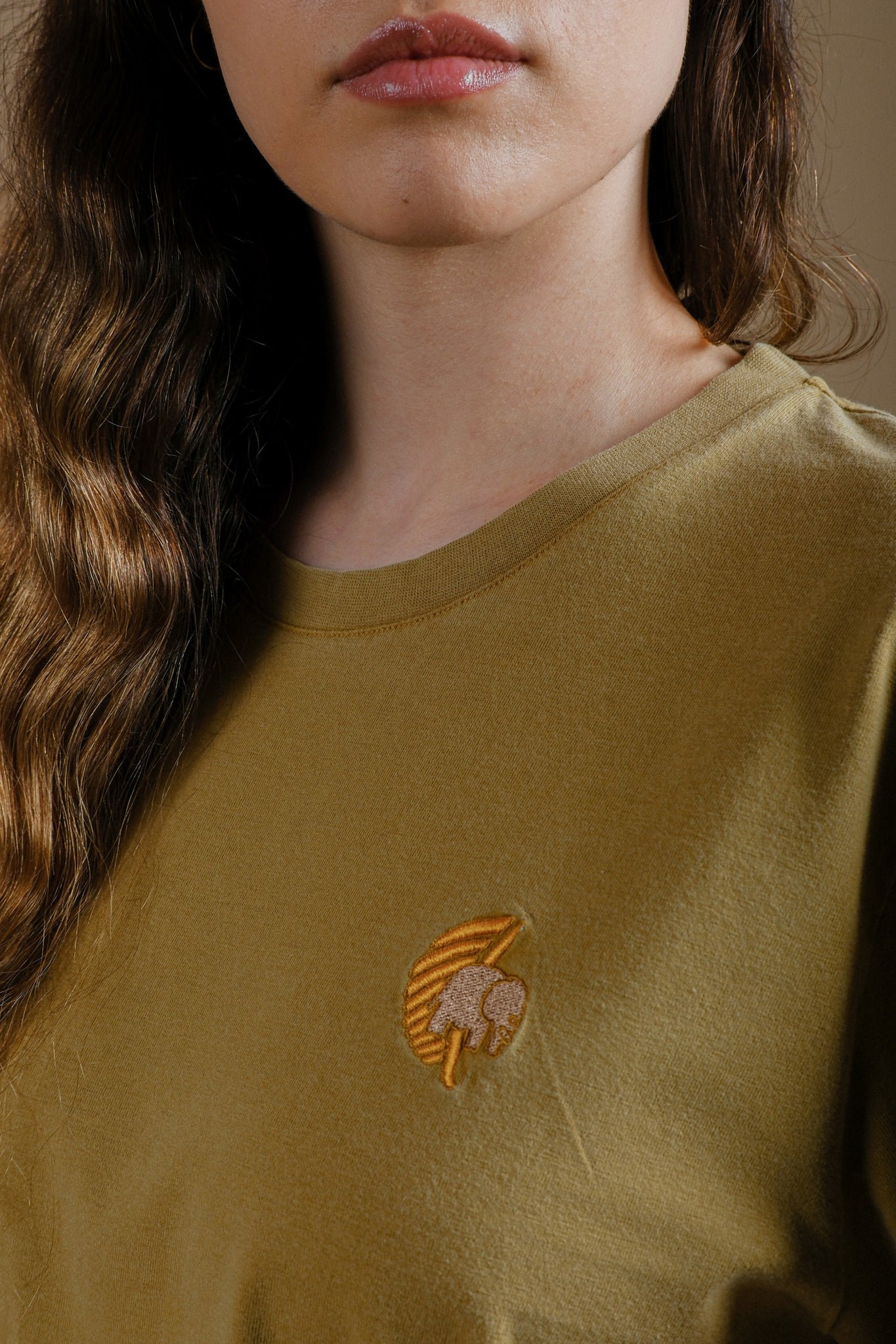 Women's Pigment T-Shirt Confitera Golden Palm