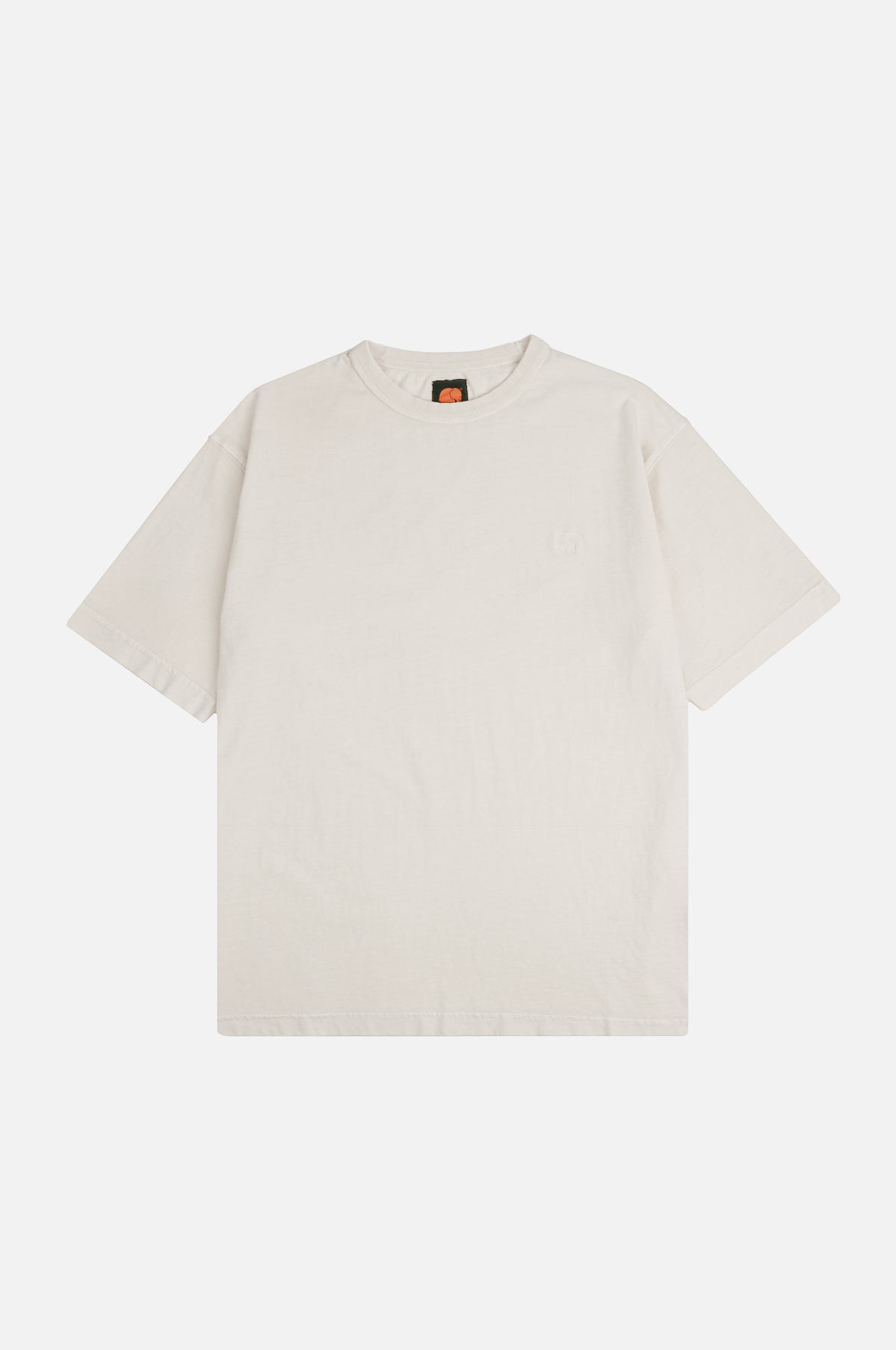 Camiseta Parodi Pigment Heavyweight Oversized Foam White