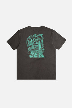 Life by the Sea VII by P.Bueno Pigment T-Shirt Magnet Grey