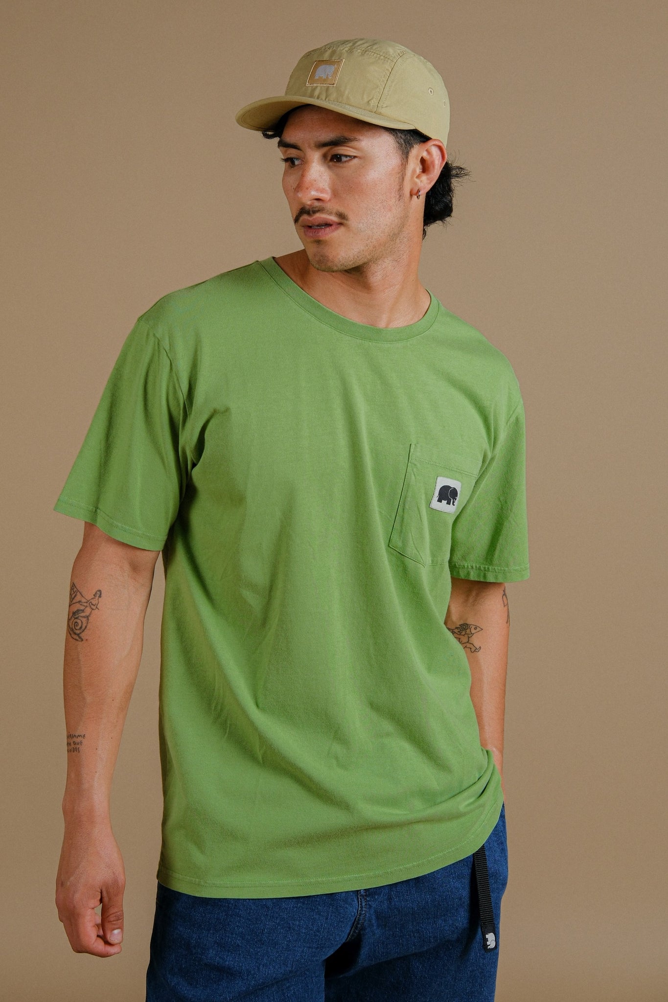 Phoenix Pigment T-Shirt Raquis Green