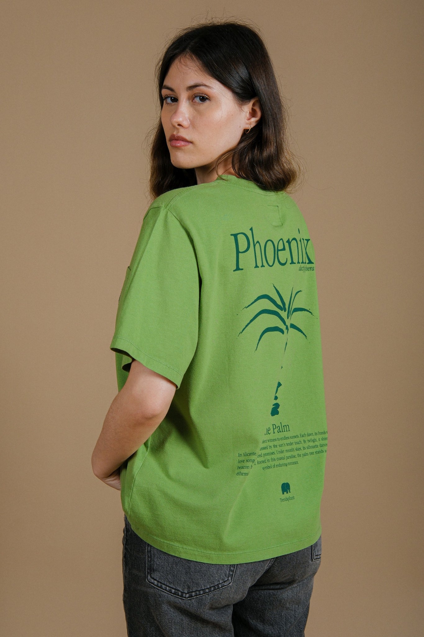 Women's Pigment T-Shirt Phoenix Raquis Green