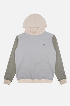 Color Block Hoodie Steel Haze