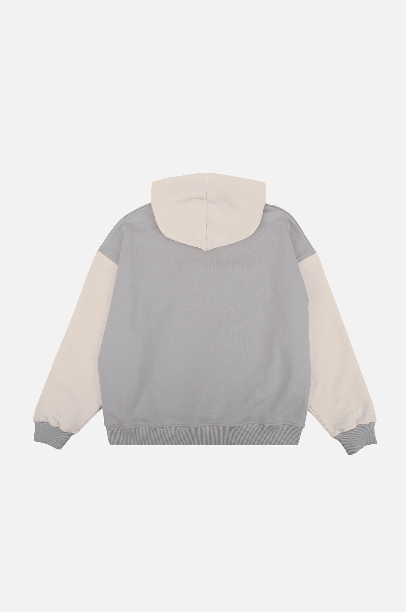 Women's Color Block Oversized Hoodie Steel Haze