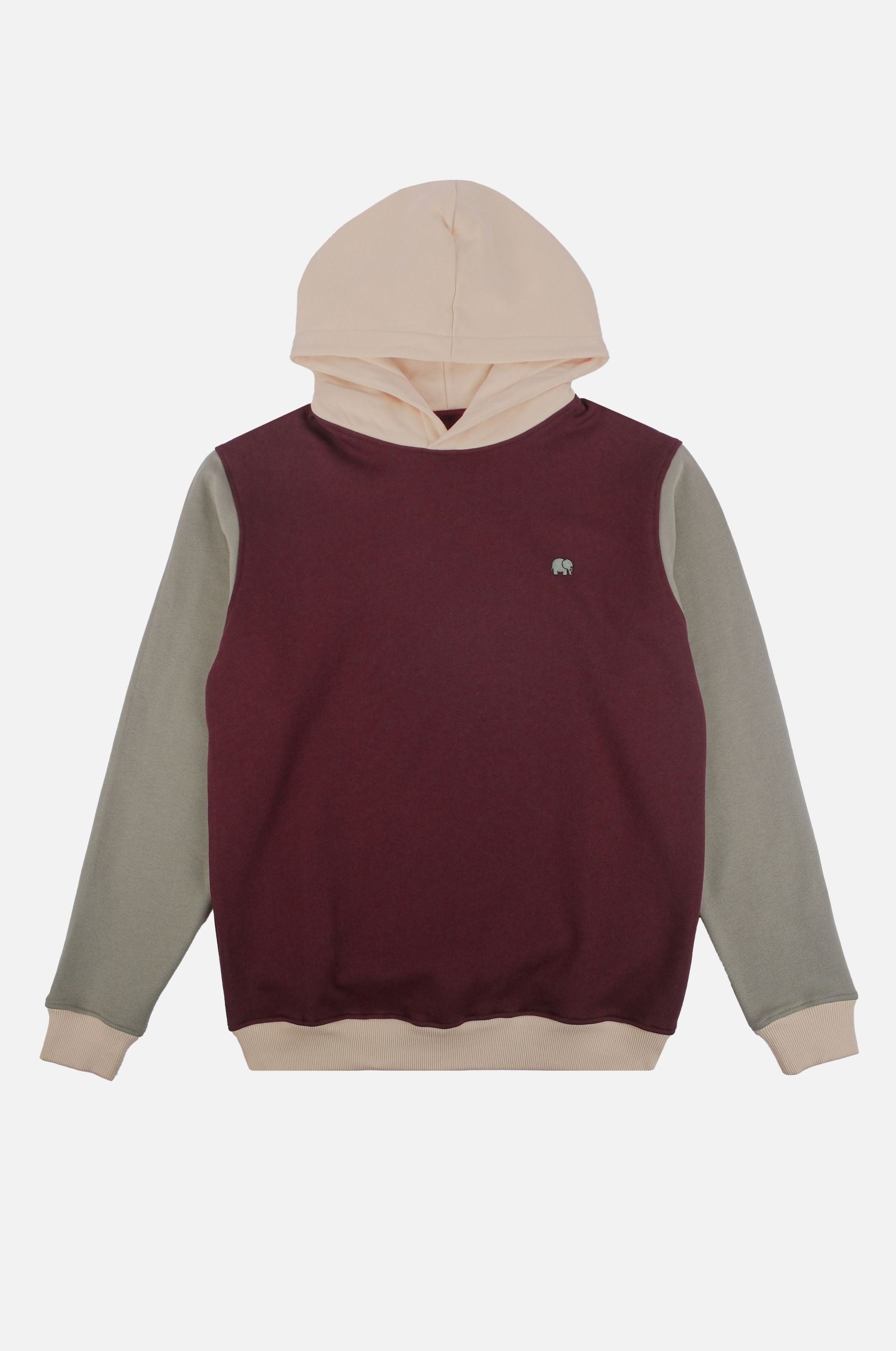 Color Block Hoodie Nightfall Ruby – Trendsplant