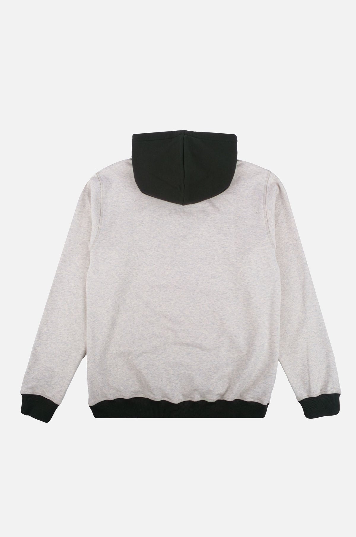 Silhouette de dos du The Hooded Oversized Sweatshirt en Warm Heather Grey/Scarab | TP_IMAGE_TYPE=SILHOUETTE_BACK