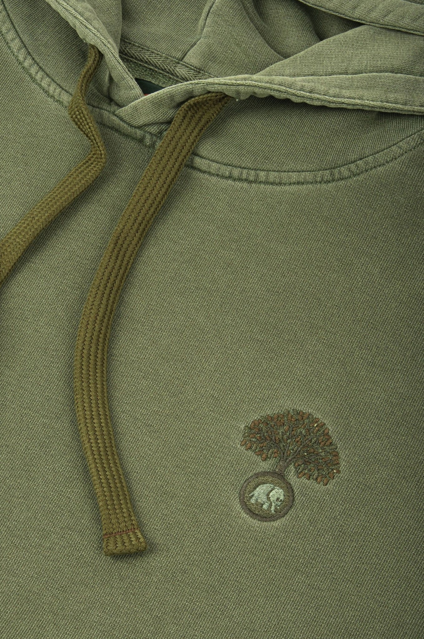 Sudadera Capucha Aroes Pigment Heavyweight Oak Green