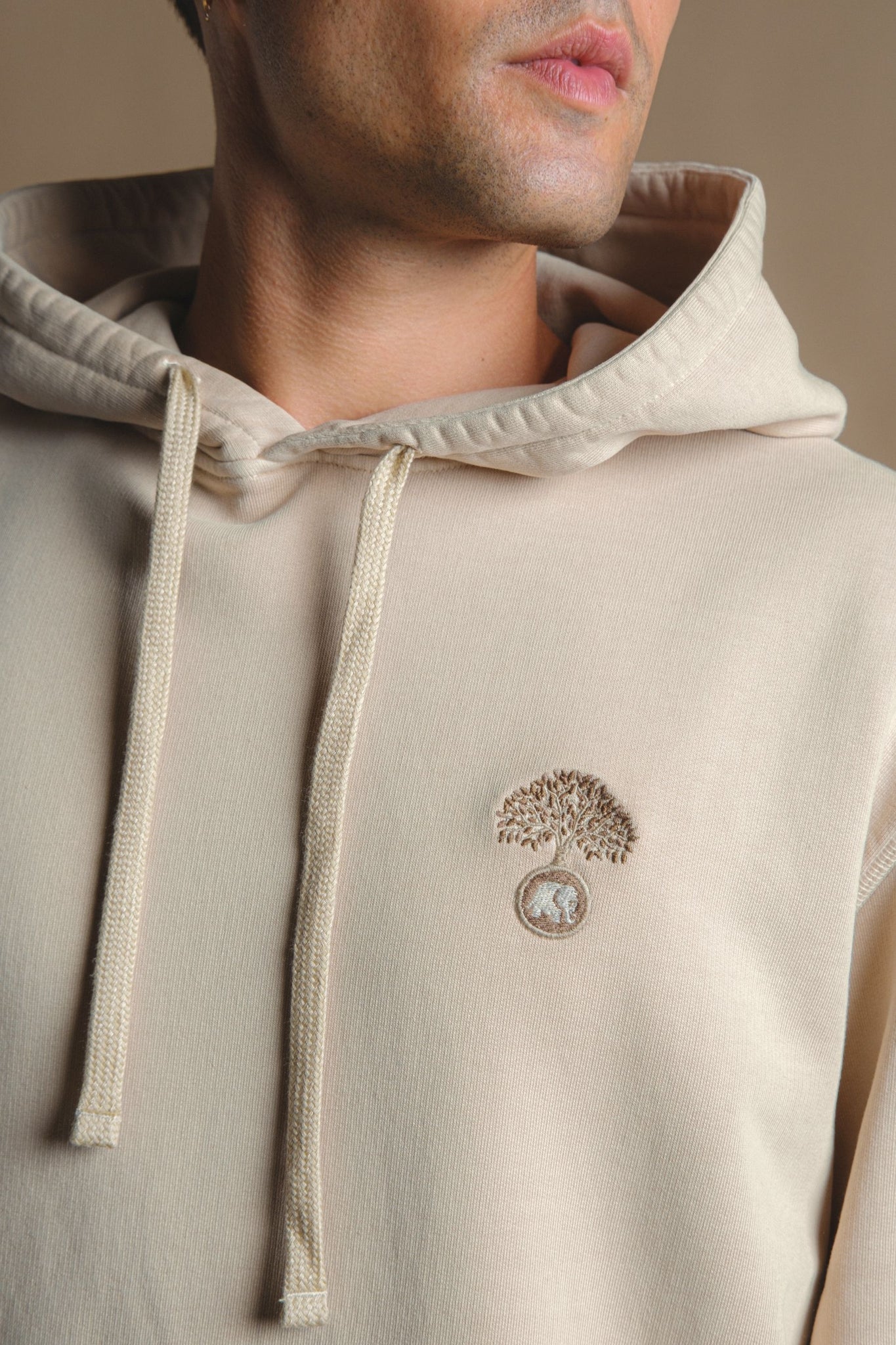 Sudadera Capucha Aroes Pigment Heavyweight Eucalyptus