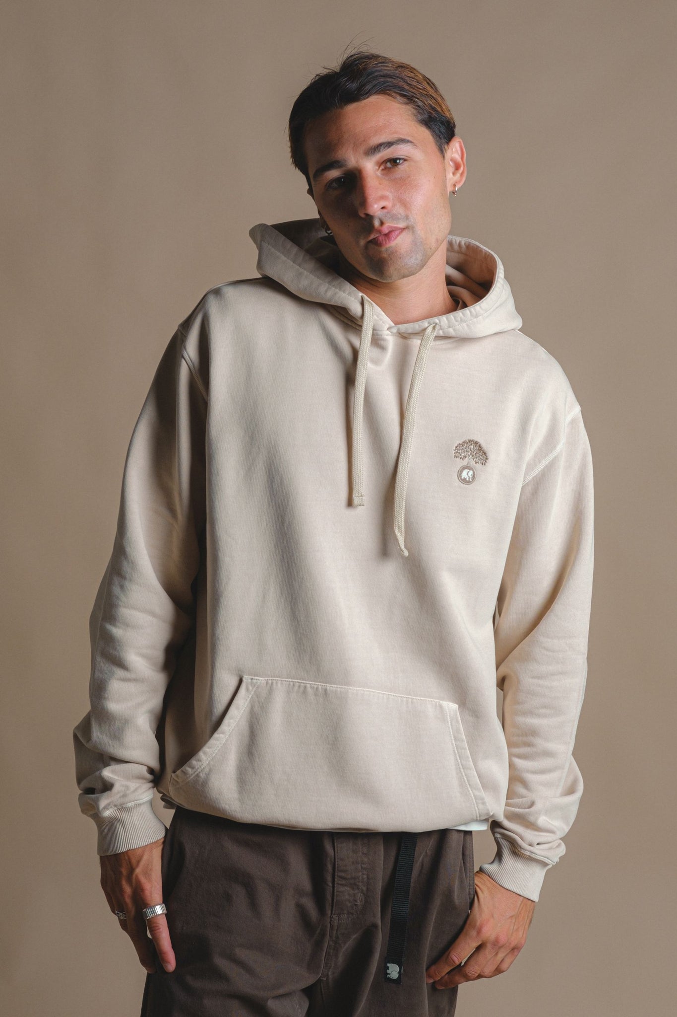 Aroes Pigment Heavyweight Hoodie Eucalyptus