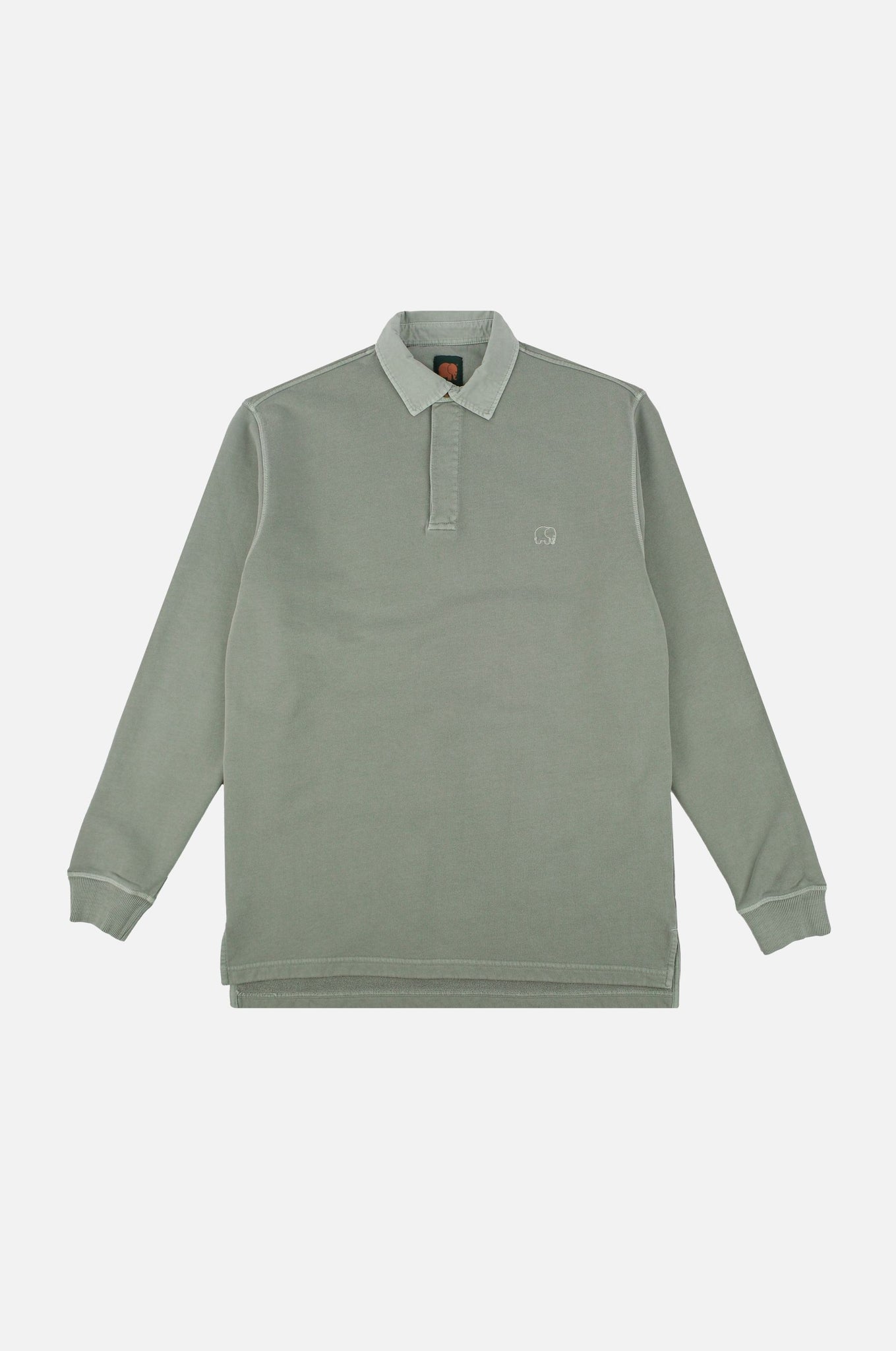 Polo Sudadera Carvalho Pigment Heavyweight Silver Green
