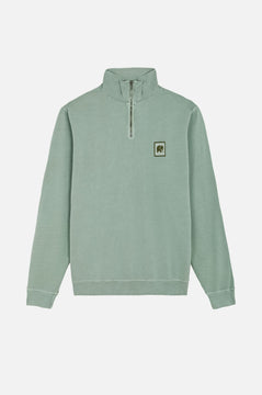 Sudadera cremallera Sauce Pigment Silver Green