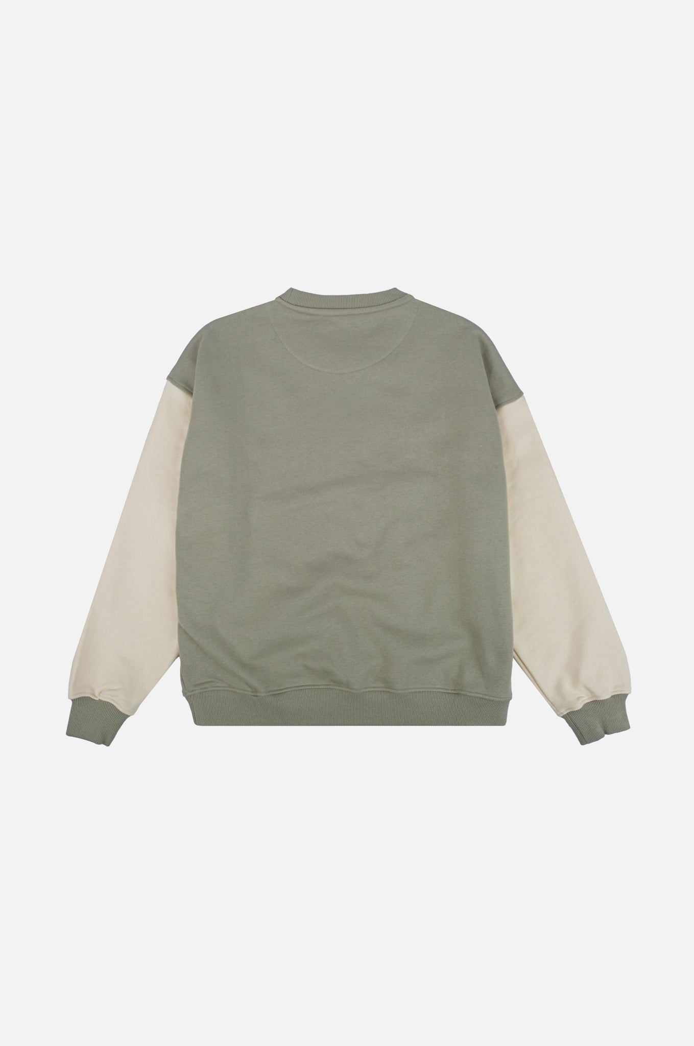 Women's Color Block Oversized Sweater Iron Veil