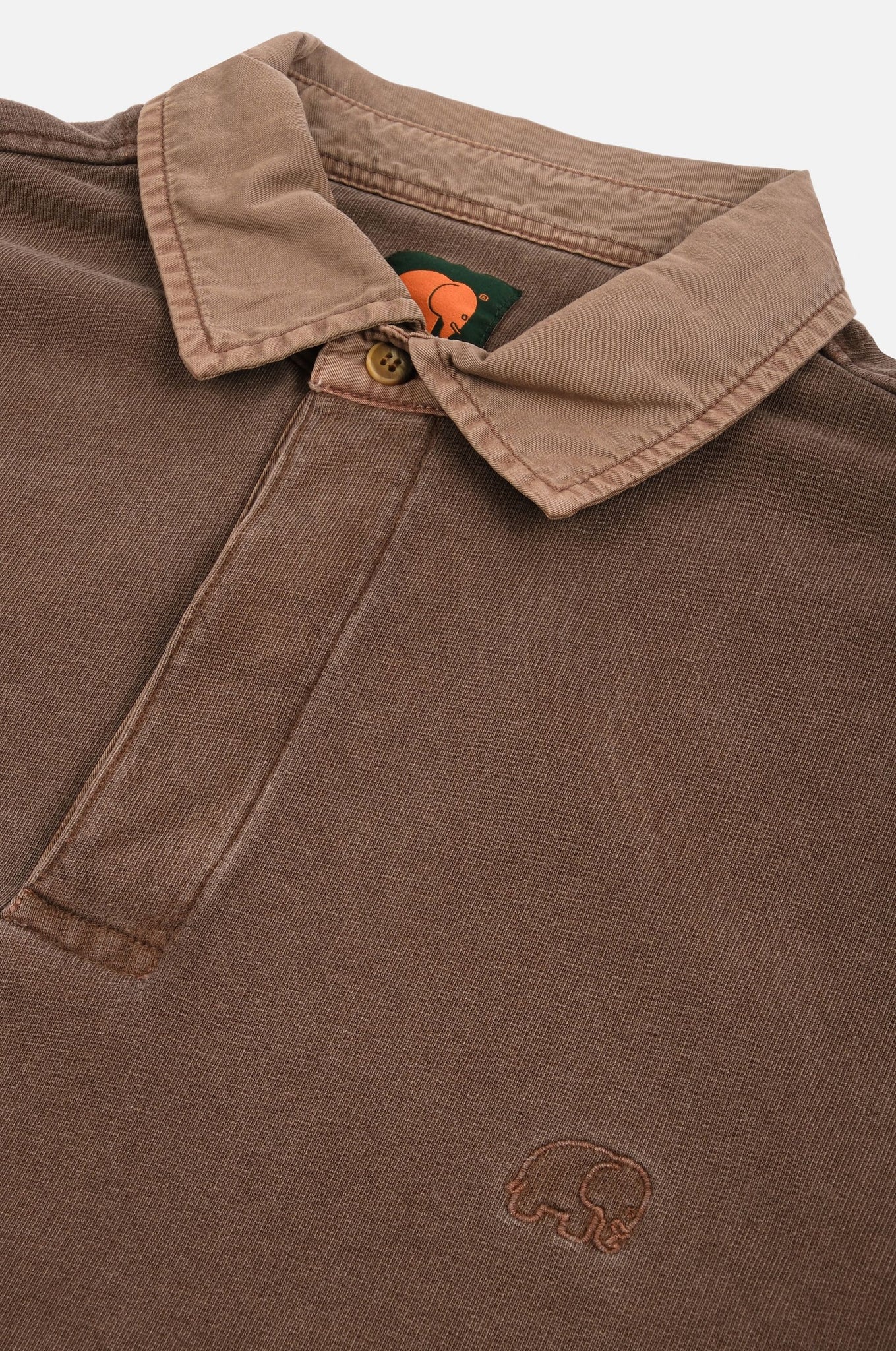 Polo Sudadera Carvalho Pigment Heavyweight Chestnut
