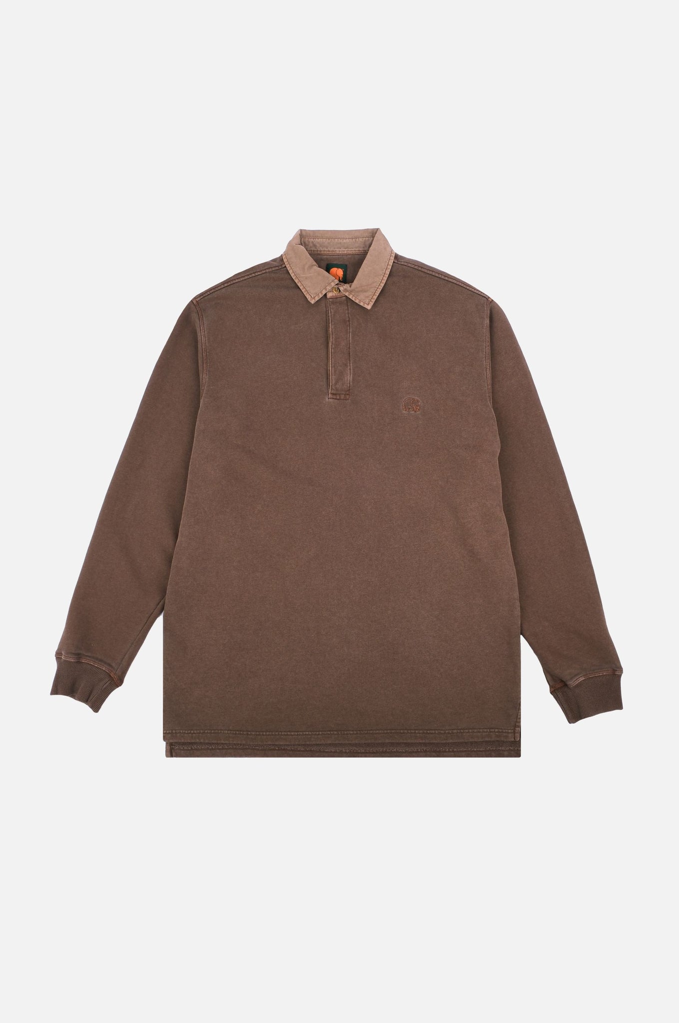 Polo Sudadera Carvalho Pigment Heavyweight Chestnut