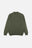 Bernia Quarter Zip Knit en Sage vu de dos, avec col côtelé et maille texturée. | TP_IMAGE_TYPE=MODEL_BACK