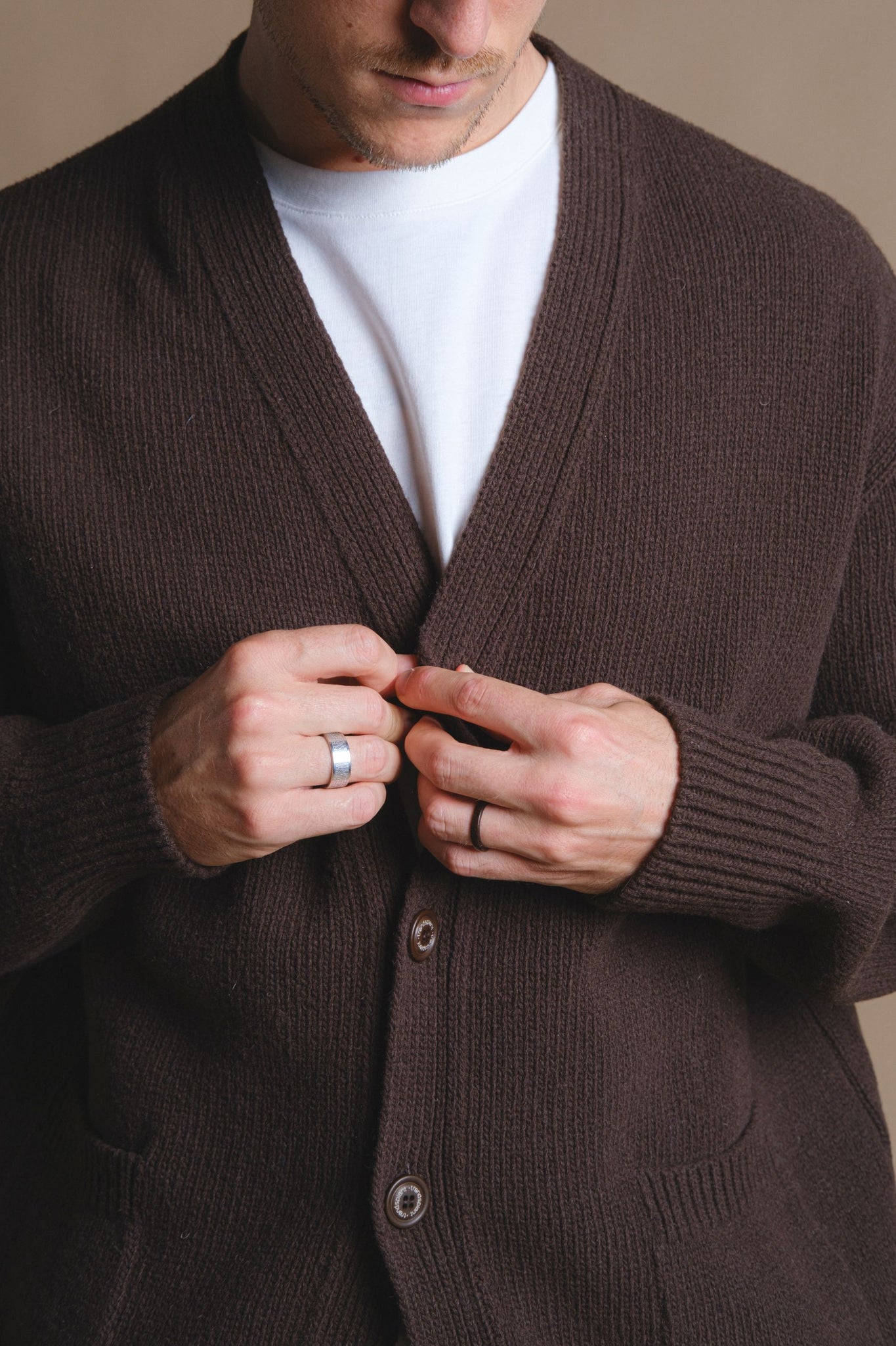 Relleu Cardigan Chocolate