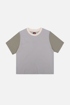 Women's Color Block T-Shirt Steel Haze