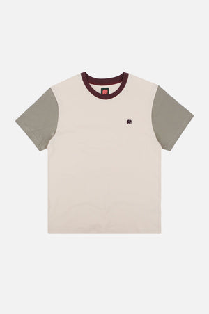 Front silhouette of Color Block T-Shirt in Pale Glow and Iron Veil colors | TP_IMAGE_TYPE=SILHOUETTE_FRONT
