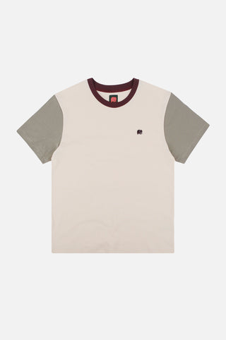 Front silhouette of Color Block T-Shirt in Pale Glow and Iron Veil colors | TP_IMAGE_TYPE=SILHOUETTE_FRONT