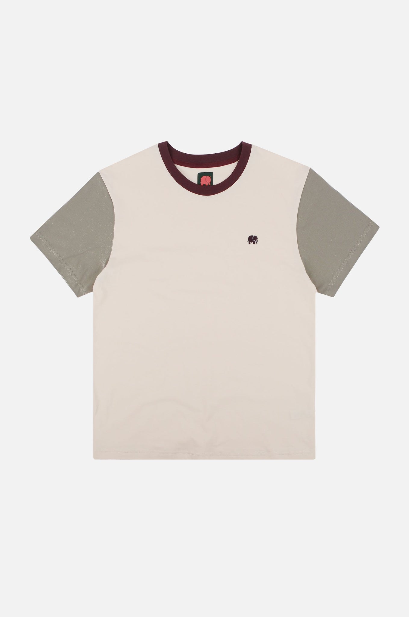 Color Block T-Shirt Pale Glow/Iron Veil