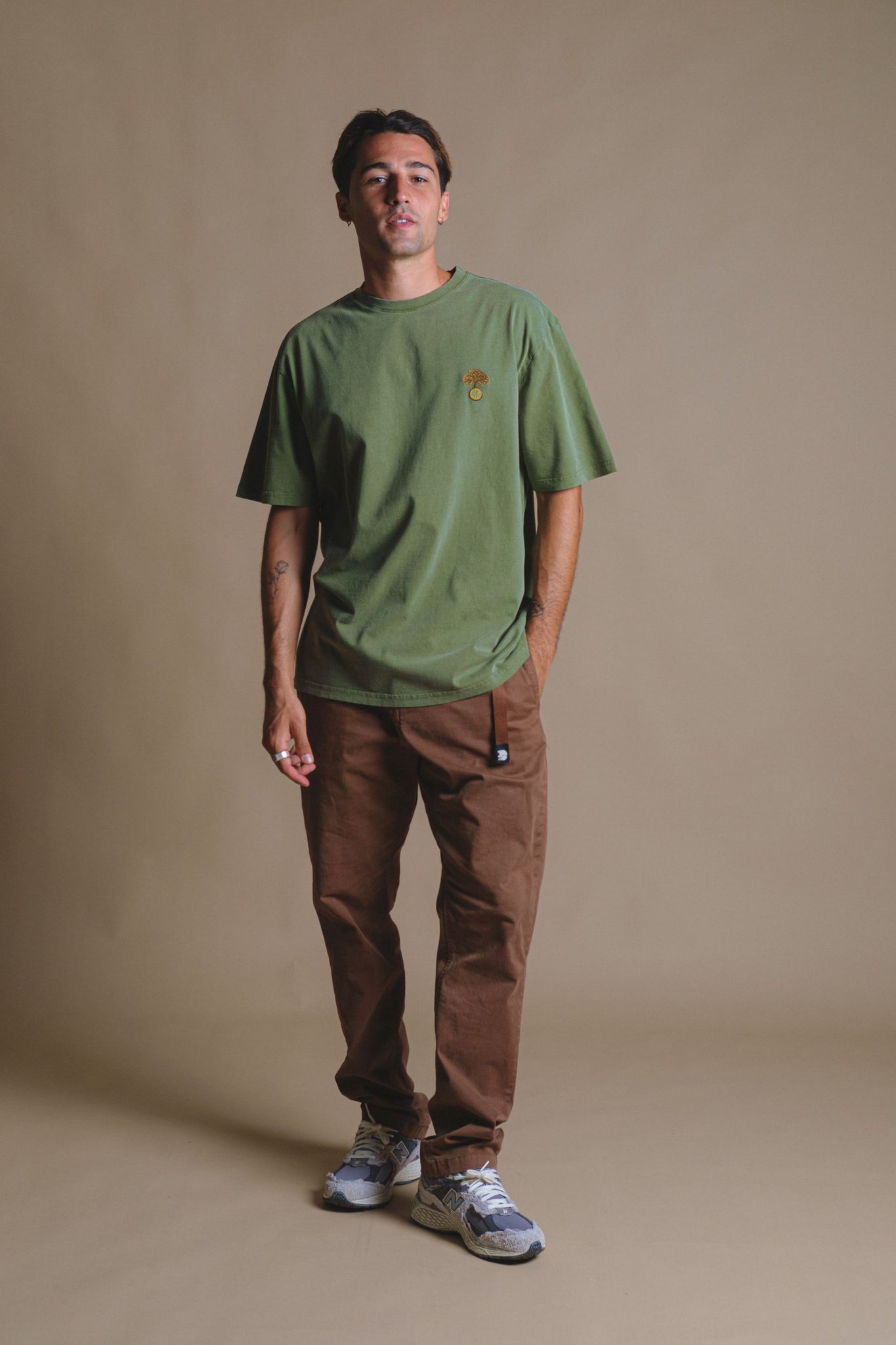 Camiseta Fafe Pigment Forest Green