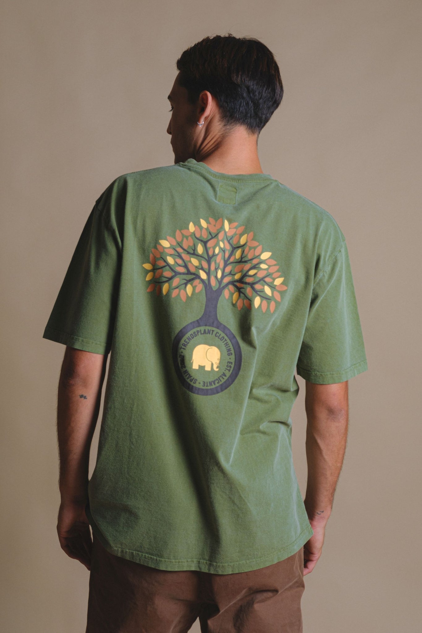 Camiseta Fafe Pigment Forest Green
