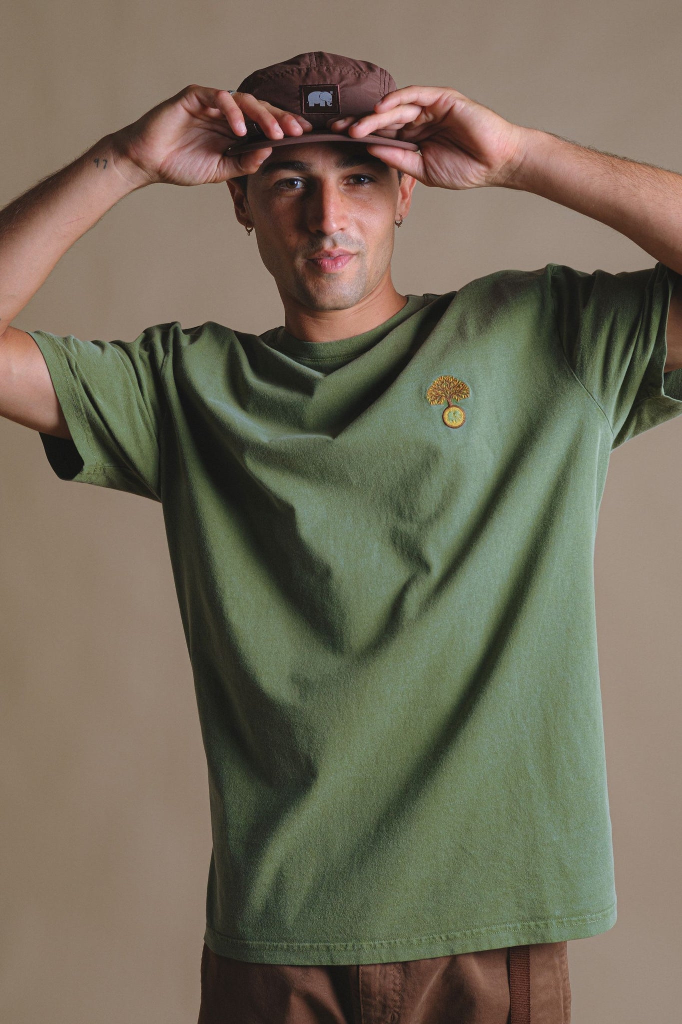 Camiseta Fafe Pigment Forest Green
