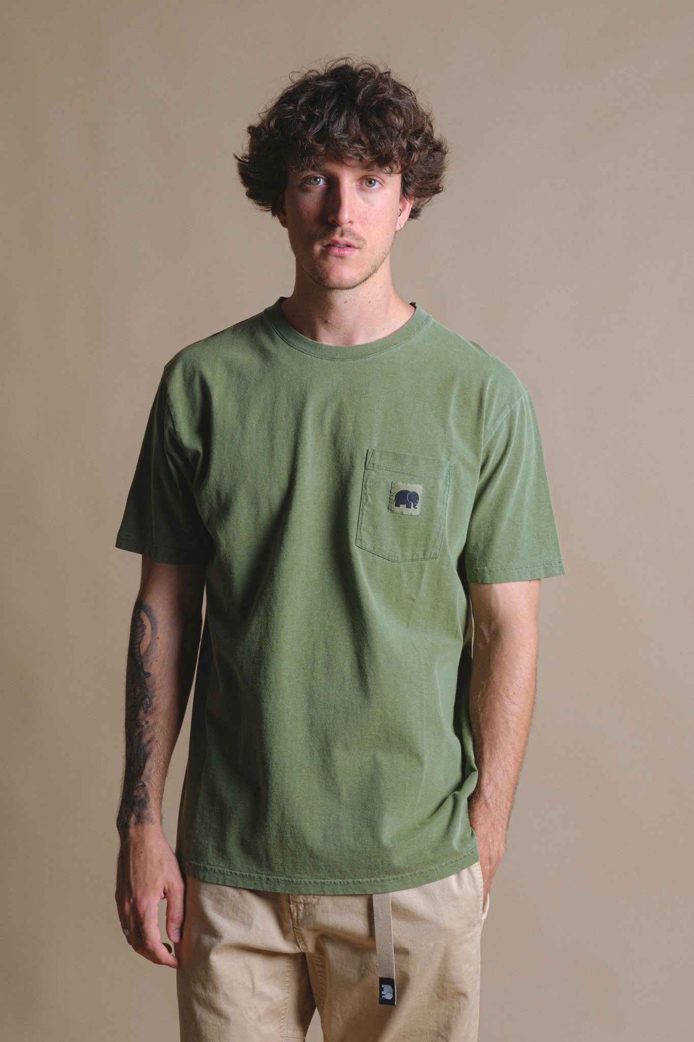 Garza Pigment T-Shirt Oak Green