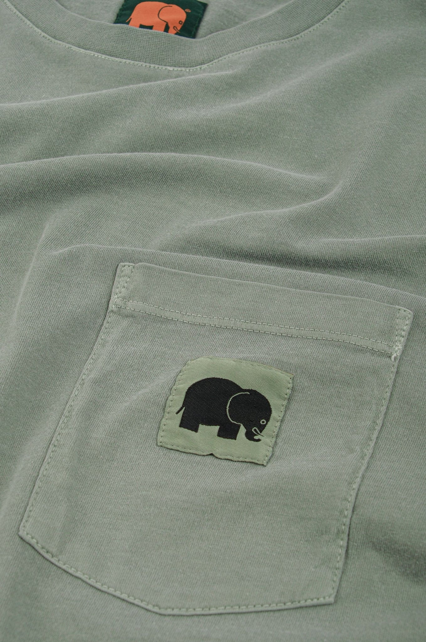 Garza Pigment T-Shirt Silver Green