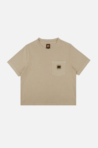 Silhouette frontale della T-shirt Garceta Pigment da donna Eucalyptus | TP_IMAGE_TYPE=SILHOUETTE_FRONT