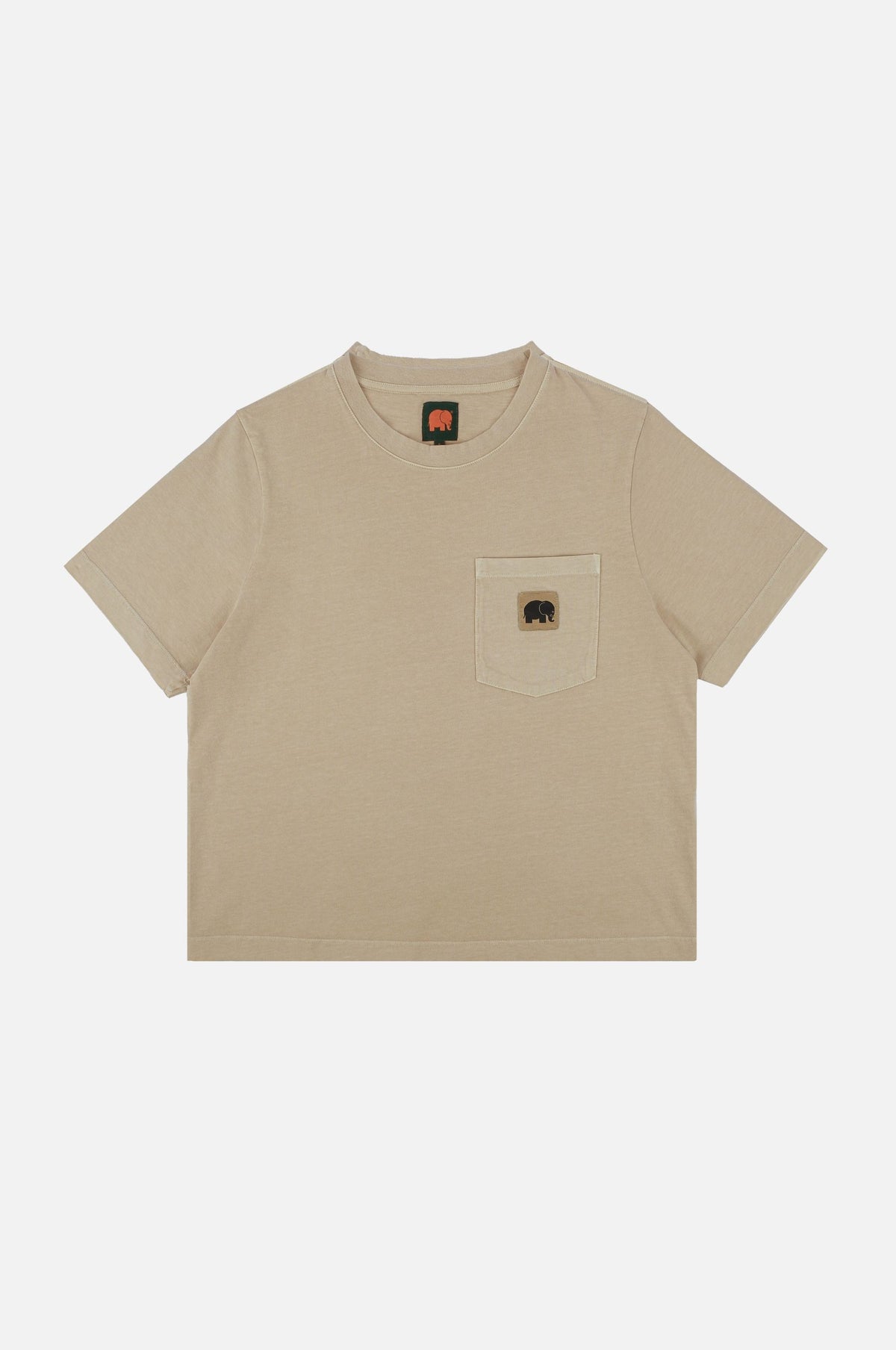Silhouette frontale della T-shirt Garceta Pigment da donna Eucalyptus | TP_IMAGE_TYPE=SILHOUETTE_FRONT