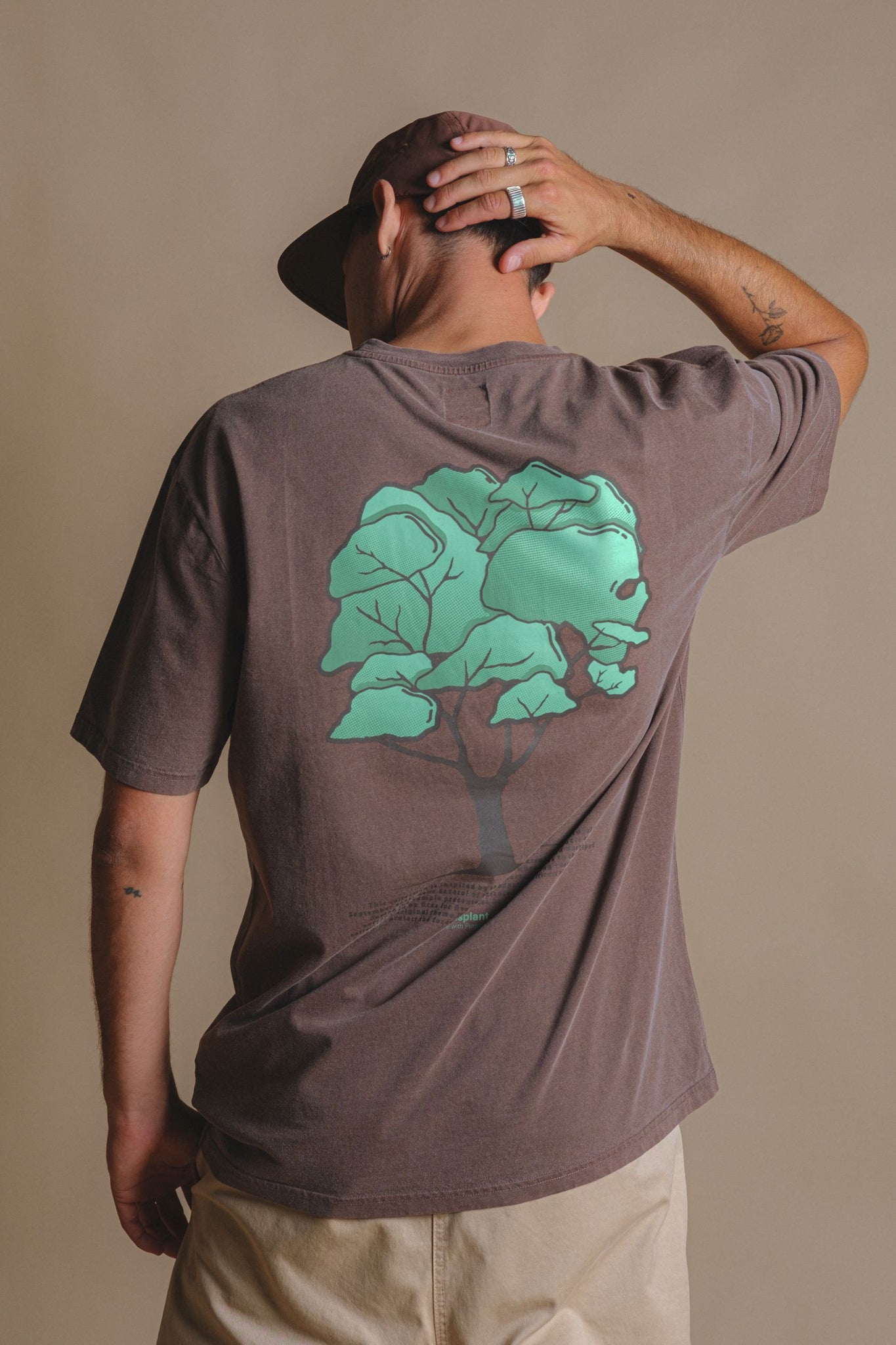 Camiseta Pontido Pigment Chestnut
